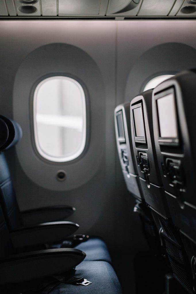 plane, seats, window